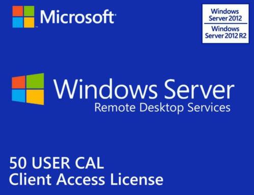 Windows Server 2012 - 50 RDS User CALs