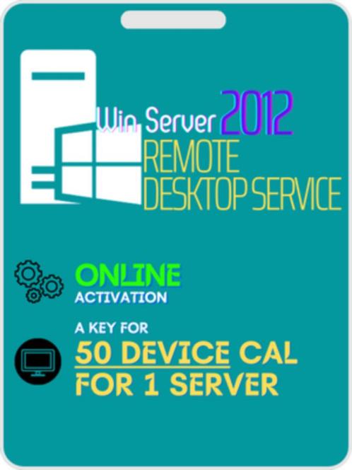 Windows Server 2012 50 remote desktop service RDS Device Cal