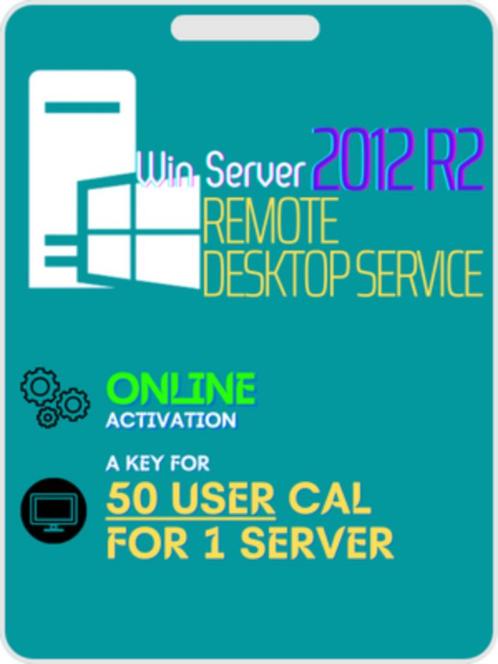 Windows Server 2012 R2 RDS remote desktop service 50 User