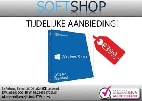 Windows Server 2012 Standard R2  DVD  Pakket  AANBIEDING