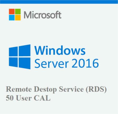 Windows Server 2016 - 50 User Remote Desktop Service RDS Cal