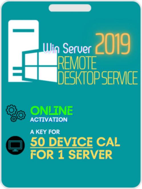 Windows Server 2019 50 Remote Desktop Service RDS Device Cal