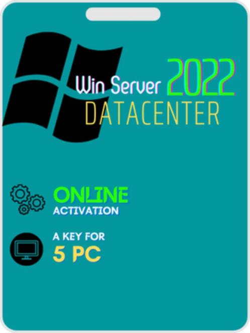 Windows Server 2022 Datacenter voor 5PC activaties