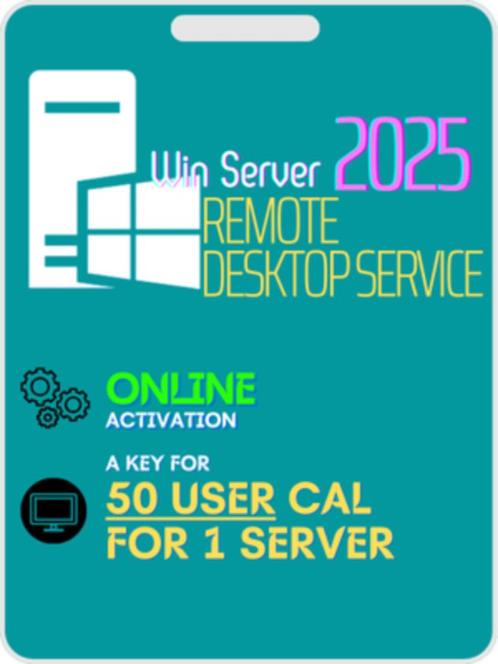 Windows Server 2025 50 RDS User Cals