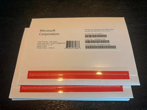 Windows server 2025 Datacenter 16Core DVD