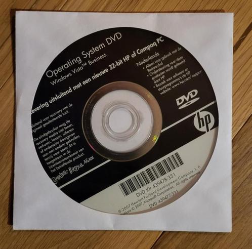 Windows Vista Business DVD voor HP PC