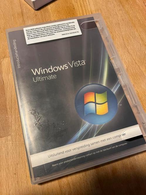 Windows Vista Ultimate OEM cd met boekje en sleeve