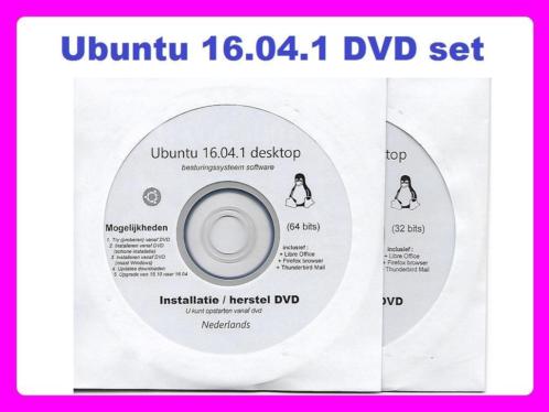 Windows Vista78.110 alternatief Ubuntu 16.04.1 DVD set