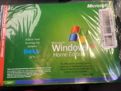 Windows XP home edition nieuw