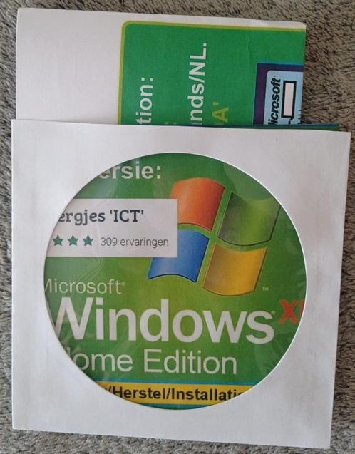 Windows XP Home Edition NL, SP2, Opstart CD-RomOEM Licentie