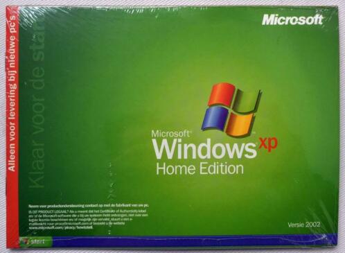 Windows XP Home NL Upgrade editie, ongebruikt in verpakking