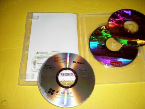 windows XP (media center edition) ongebruikt  cd039s