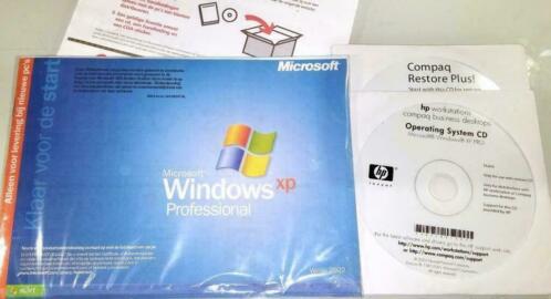Windows XP Professional Pro 2002 HP Compaq 2-CD OEM NL SP1A