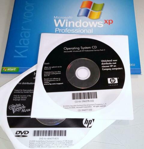 Windows XP Professional SP2 2005 NL XP Pro CD amp Restore DVD