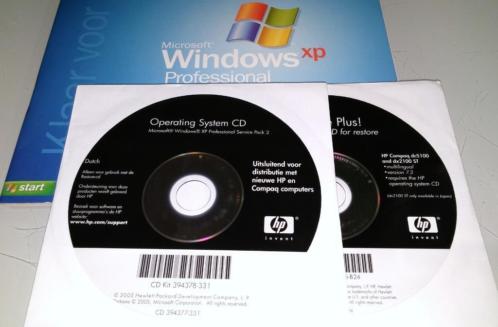 Windows XP Professional SP2 Nederlandstalig 2005 Pro CD NL