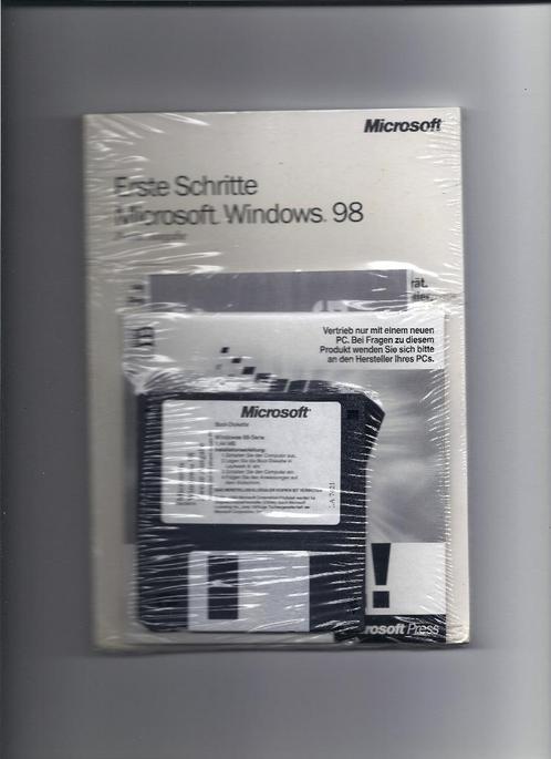 Windows98 duits W98 Zweite Ausgabe orig, gesealed retro pc