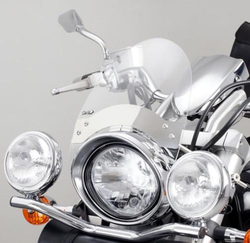 Windscherm Puig Roadster voor Harley Davidson Softail Bla...