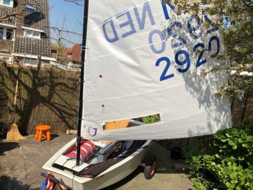 WINNER Optimist NED 2920 met zgan J Blue Sail lichte zeiler