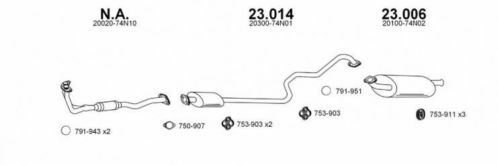 Winprice Einddemper NISSAN PRIMERA Traveller (W10)  1990.