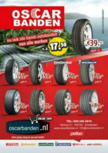 WINTERBANDEN 225-45-17 215-65-17 225-50-17 2255517 nu  25,-