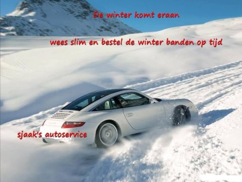  winterbanden winter banden wees er snel sjaaksautoservice