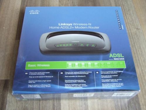Wireless-N Home Adsl2 Modem Router Wag120n