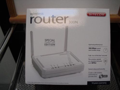 Wireless Router Sitecom 300N Nog nieuw in doos.