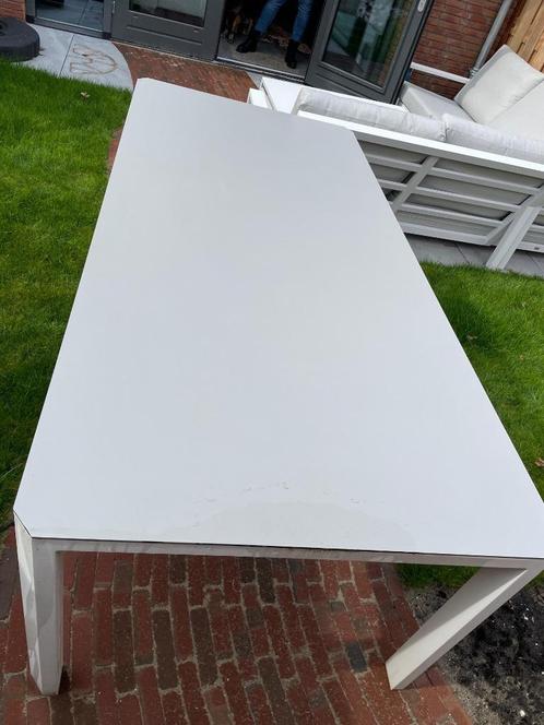 Wit aluminium Tuinset met 6 stoelen - Zo goed als nieuw