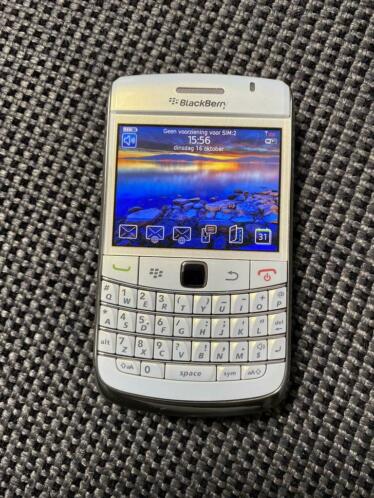 Witte BlackBerry telefoon in zeer goed staat