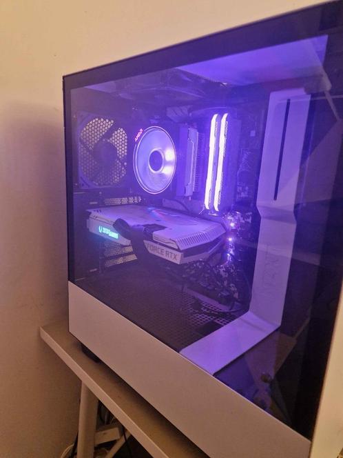 Witte gaming pc, AMD Ryzen 7 3700x met Nvidia 3060