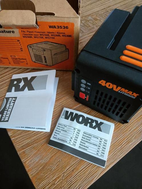 Worx 40V WA3536 ACCU NIEUW