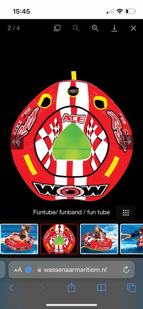 Wow fun tube  fun band voor achter boot