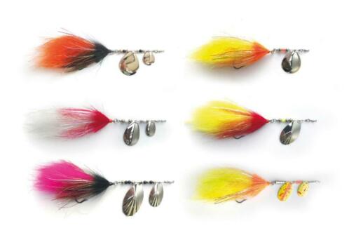 x27Polderx27 spinners met streamer staart handgemaakt