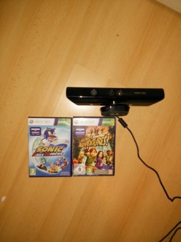 Xbox 360 kinect  2 spellen 