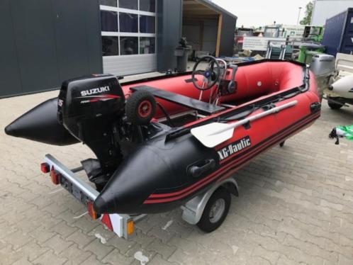 XG-Nautic met Suzuki DF 15 en Kalf trailer