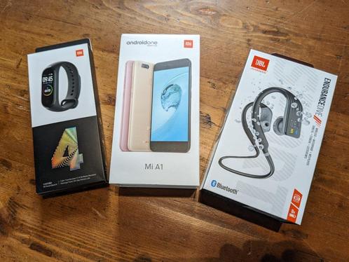 Xiaomi A1 128Gb zwartJBL headsetMP3 spelerXiaomi Band4