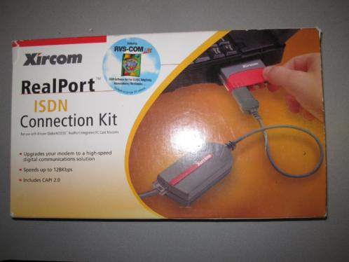 Xircom Realport ISDN connection kit voor laptops