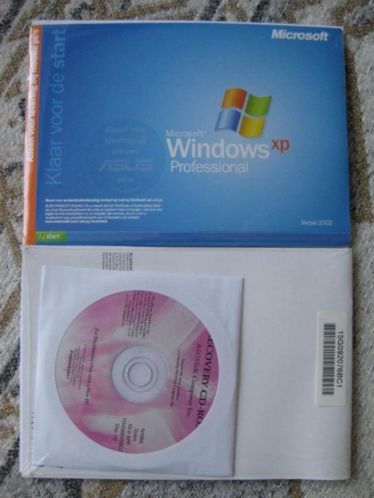 XP Professional recovery cd Asus Franstalig