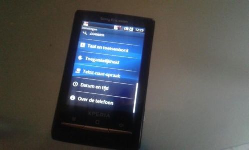 Xperia E10i mini Smartphone met Android en 5mp camera