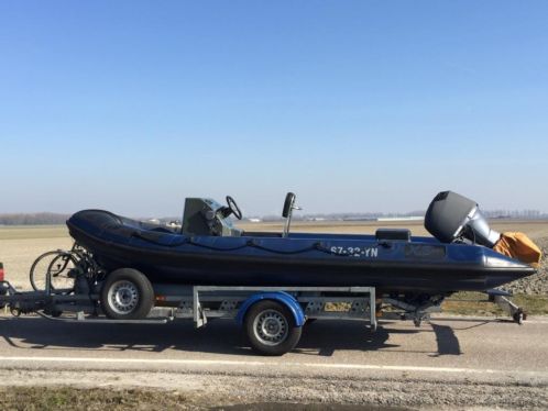 XS RIBs 540  Yamaha F60  Geremde Snipe Boottrailer