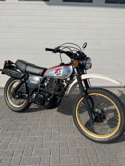 XT500 1983 met aluminum tank 