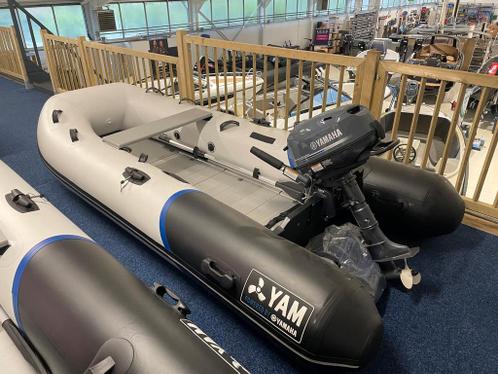 Yam 310S rubberboot met Yamaha F6. Morgen varen