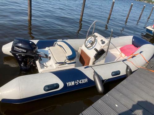 Yam 430R RIB vaarklare set met tohatsu en trailer