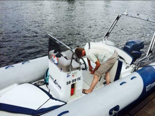 Yam 550R Rubbenboot Rib met Yamaha 100PK