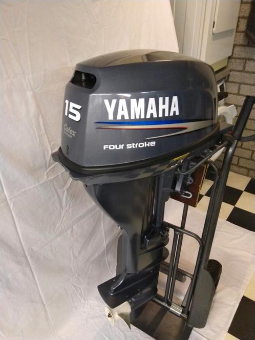 Yamaha 15 pk 4-takt langstaart buitenboordmotor.