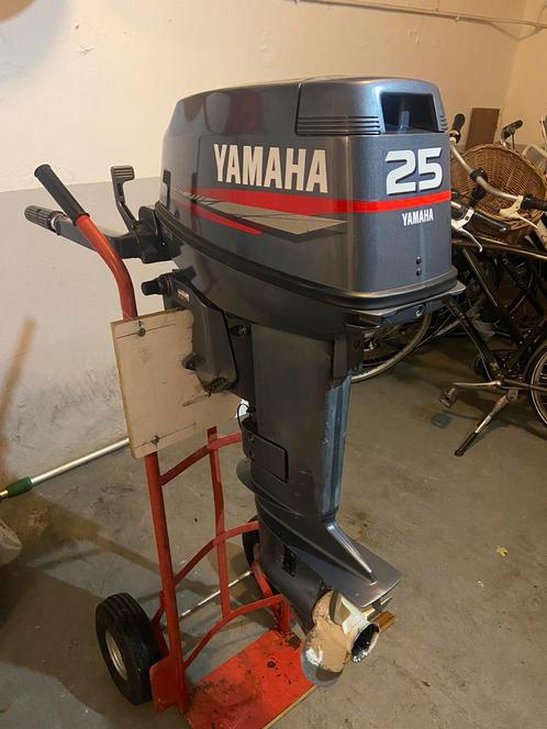 Yamaha 25 pk autolube kortstaart op knuppel 2-takt