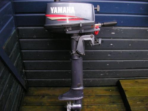 yamaha 4 pk  evt sloep grachtenboot staal  mooie afdekkap