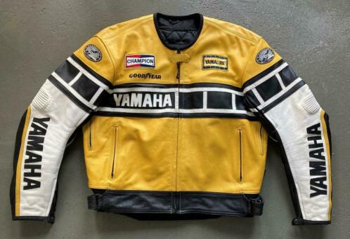 Yamaha 50th anniversary leather jacket. kenny roberts. new -
