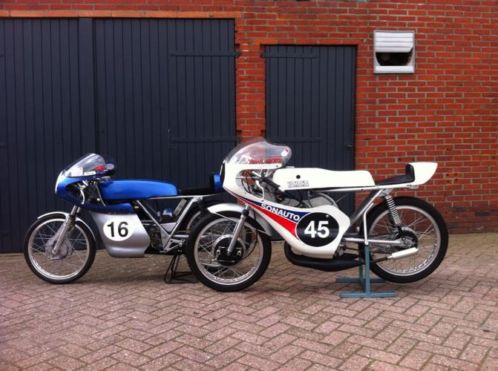 Yamaha as1 racer, Kreidler 50cc classic racer.