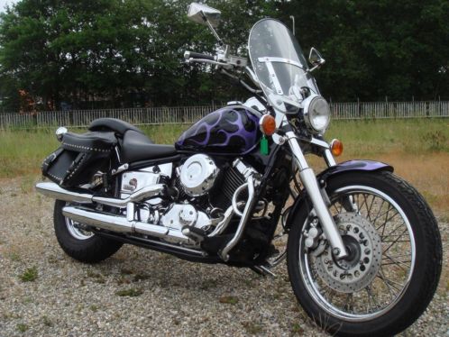 Yamaha Dragstar XVS 650 met special paint uit 2000